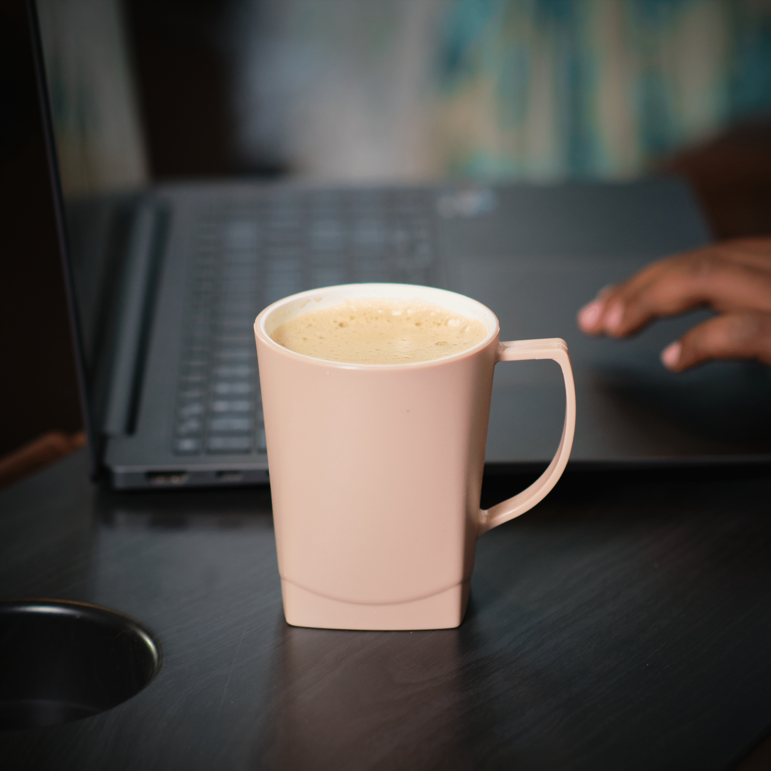 Plastic Coffee Mugs Unbreakable Set of 2 300ml | BPA-Free & Microwave Safe | Durable & Lightweight - Image 4
