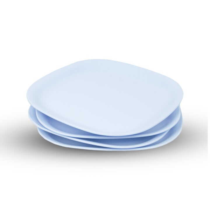 Square Dinner Plates Set of 4 | Unbreakable BPA-Free | Microwave Safe | Durable for Everyday Use | 9 Inches - Image 10