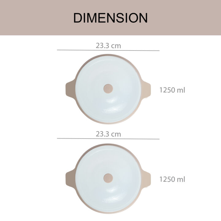 Lumiset's small Serving Bowl Dimension