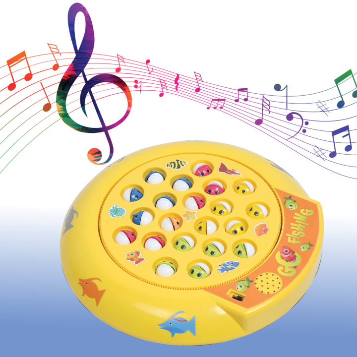 Go fishing toy with music expression