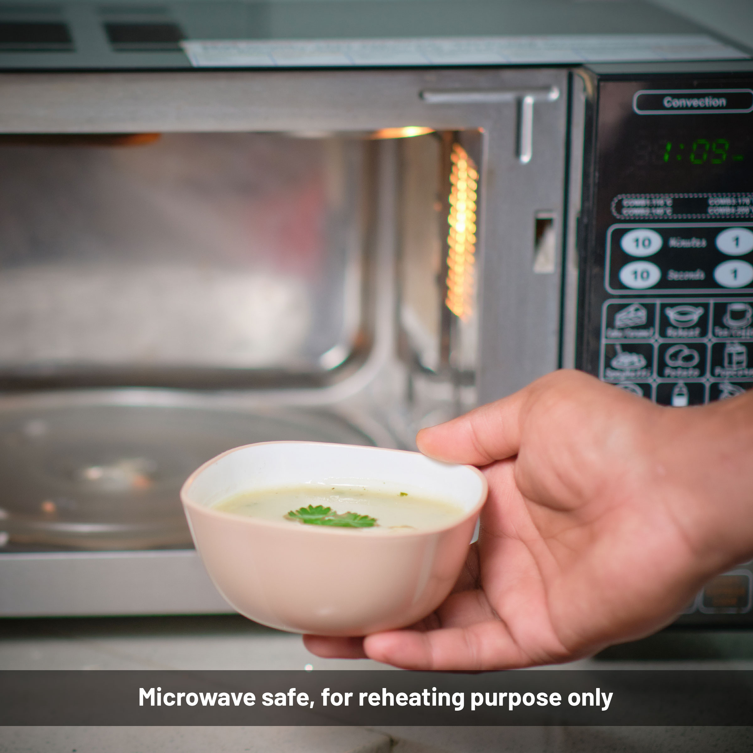 Square Bowls with Spoons Set of 4 Unbreakable | BPA-Free | Microwave Safe | Perfect for Daily Use 11 Square Bowls with Spoons Set of 4 Unbreakable | BPA-Free | Microwave Safe | Perfect for Daily Use - Image 6