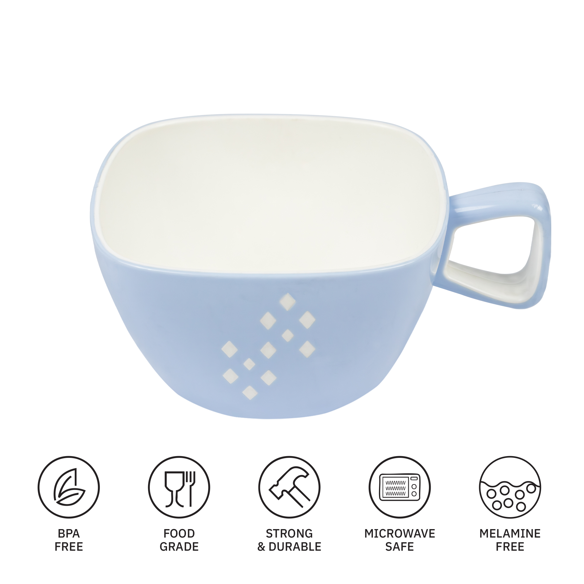 Coffee Cups Set of 4, 150ml Unbreakable | BPA-Free | Microwave Safe | Durable & Perfect for Daily Use 19 stackable tea cups