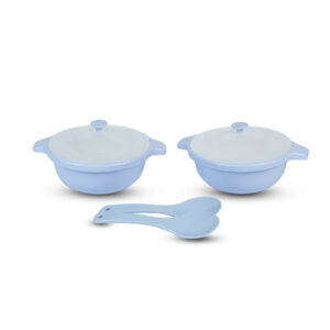 serving bowl set with lid