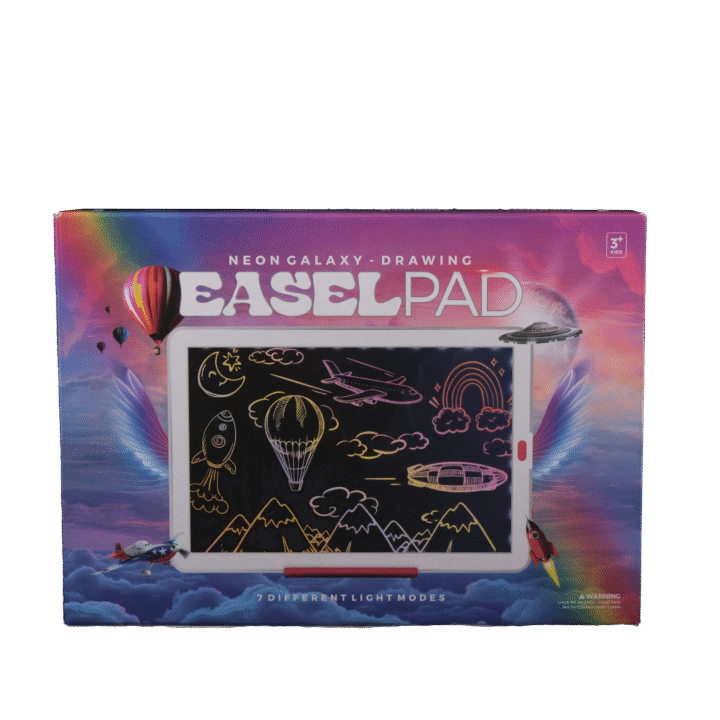 Lumiset Kids LED Glow Drawing Board | 8 Light Modes, Transparent Tracing Pad, 6 Neon Markers | Fun STEM Art Toy for Boys & Girls 4+ - Image 9